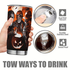 Halloween 20oz Stainless Steel Tumbler - Double Wall Vacuum Insulated Travel Mug