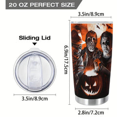 Halloween 20oz Stainless Steel Tumbler - Double Wall Vacuum Insulated Travel Mug
