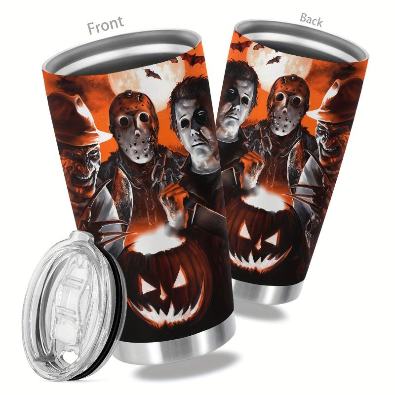 Halloween 20oz Stainless Steel Tumbler - Double Wall Vacuum Insulated Travel Mug