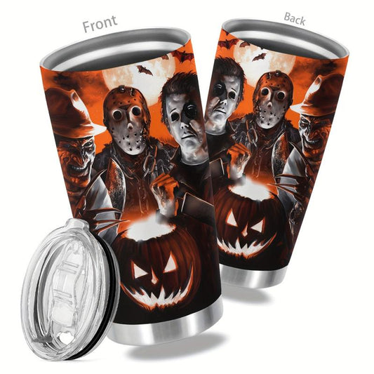 Halloween 20oz Stainless Steel Tumbler - Double Wall Vacuum Insulated Travel Mug