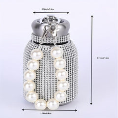 300ml Rhinestone Water Bottle Vacuum Flask