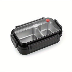 RYBACK Lunch Box 550ml Stainless Steel Bento Box 2 Compartment Food Container