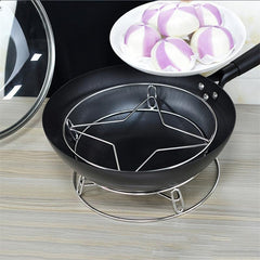 Heat Resistant Stainless Steel Pot Holder and Rack