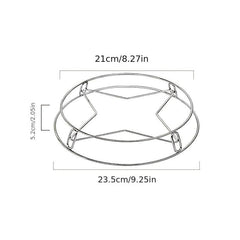 Heat Resistant Stainless Steel Pot Holder and Rack