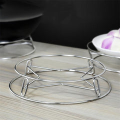 Heat Resistant Stainless Steel Pot Holder and Rack