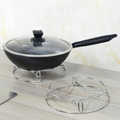 Heat Resistant Stainless Steel Pot Holder and Rack