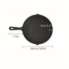 Cast Iron Skillet Frying Pan Pre seasoned Oven Safe Cookware