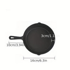 Cast Iron Skillet Frying Pan Pre seasoned Oven Safe Cookware