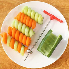 Stainless Steel Fruit Spiral Vegetable Coiler Scroller