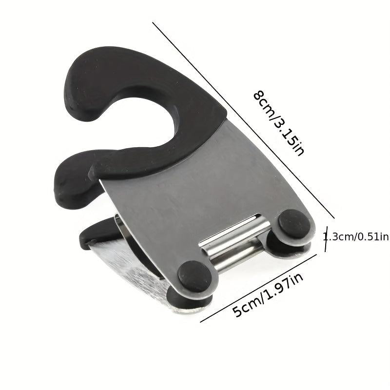 Stainless Steel Pot Spoon Holder Anti Scald Silicone Grip Pot Clip Spoon Stand