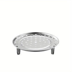 1pc Stainless Steel Steam Tray Thickened Non-Magnetic Steamed Bun Tripod