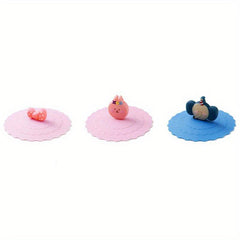 6 Pcs Silicone Cup Cover Leak-proof Dustproof Tea Water Sealed Bowls