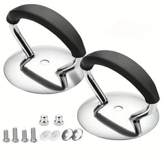 Stainless Steel Glass Cover Pot Accessories Silicone High Temp Anti-Scalding