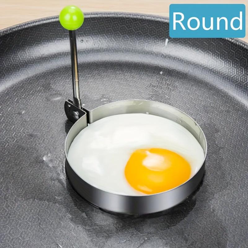 4pcs Stainless Steel Egg Rings for Omelets & Fried Eggs