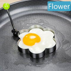 4pcs Stainless Steel Egg Rings for Omelets & Fried Eggs