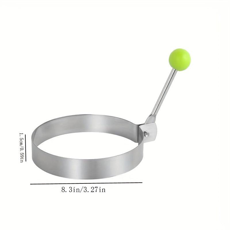 4pcs Stainless Steel Egg Rings for Omelets & Fried Eggs