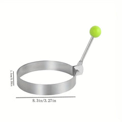 4pcs Stainless Steel Egg Rings for Omelets & Fried Eggs