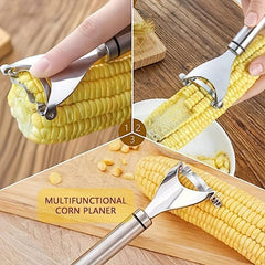 Stainless Steel Corn Peeler for Corn On The Cob, Grain Remover Tool