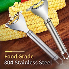 Stainless Steel Corn Peeler for Corn On The Cob, Grain Remover Tool