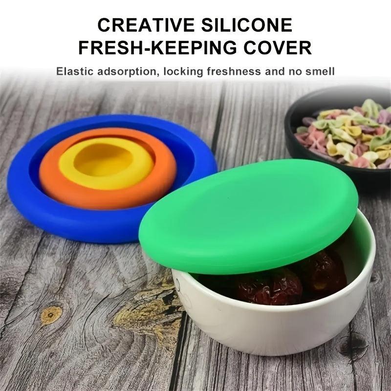4pcs Silicone Sealing Covers for Food Preservation