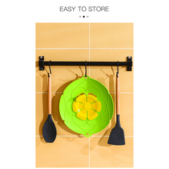 Silicone Lid for Microwave and Steaming Flower Kitchen Gadget