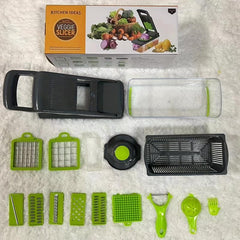 16-in-1 Vegetable Chopper and Slicer Basket - Kitchen Gadgets