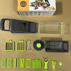 16-in-1 Vegetable Chopper and Slicer Basket - Kitchen Gadgets