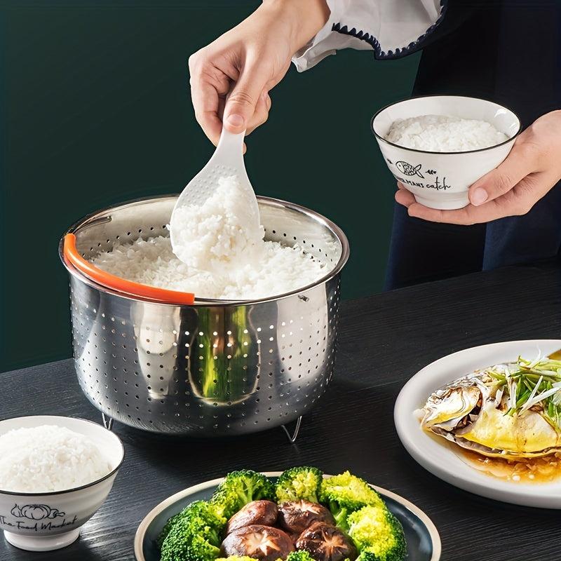 304 Stainless Steel Steamer Basket 18x10cm Kitchen Gadgets