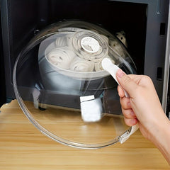 Heat Resistant Universal Lid For Pots Microwave Safe