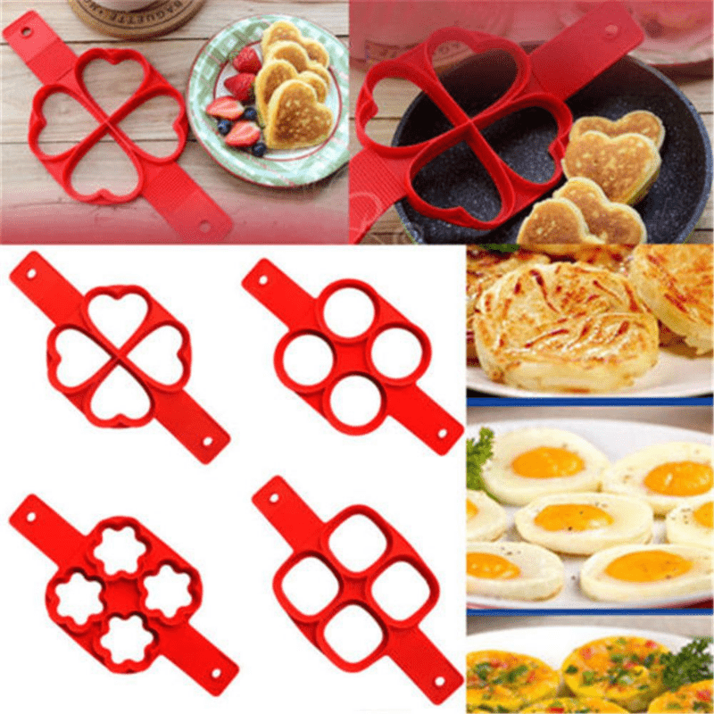 Nonstick Silicone Egg Maker Mold for Baking Cooking Kitchen Gadgets