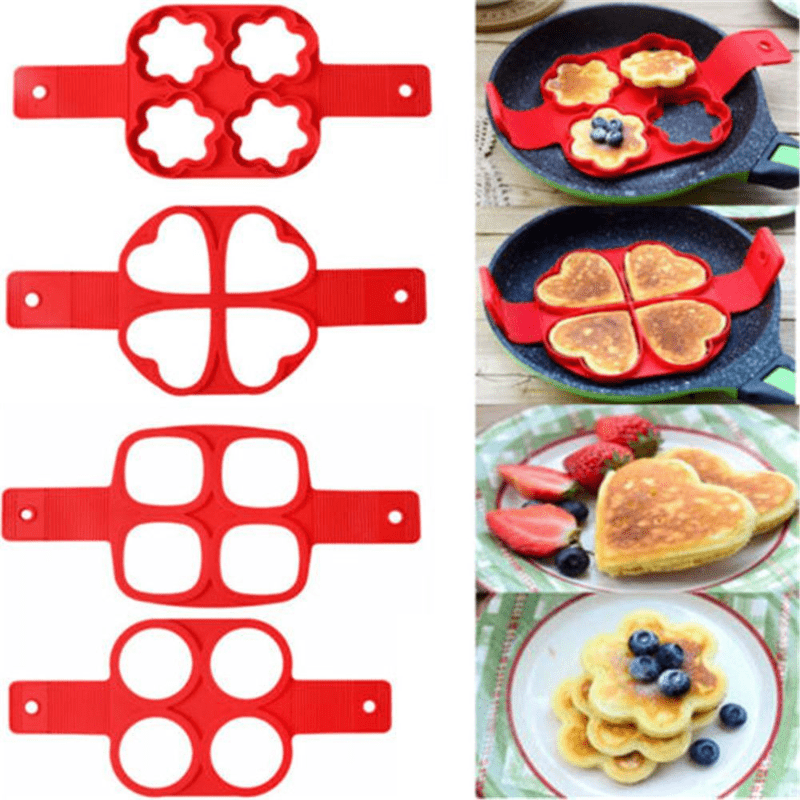 Nonstick Silicone Egg Maker Mold for Baking Cooking Kitchen Gadgets