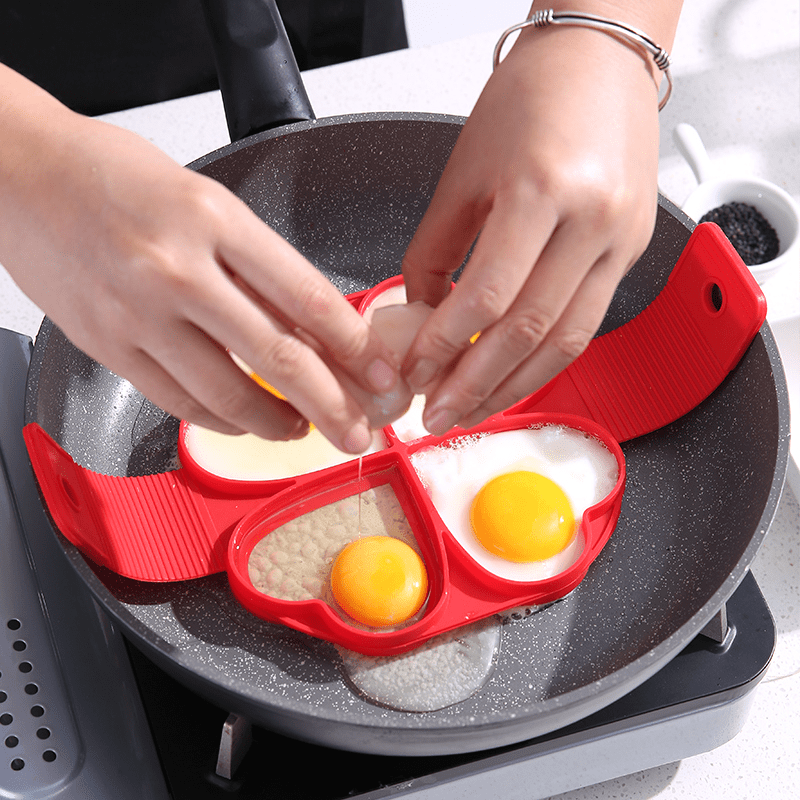 Nonstick Silicone Egg Maker Mold for Baking Cooking Kitchen Gadgets