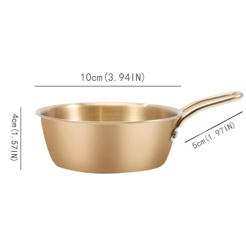 Stainless Steel Makgeolli Bowl Raw Rice Wine Soup Dish