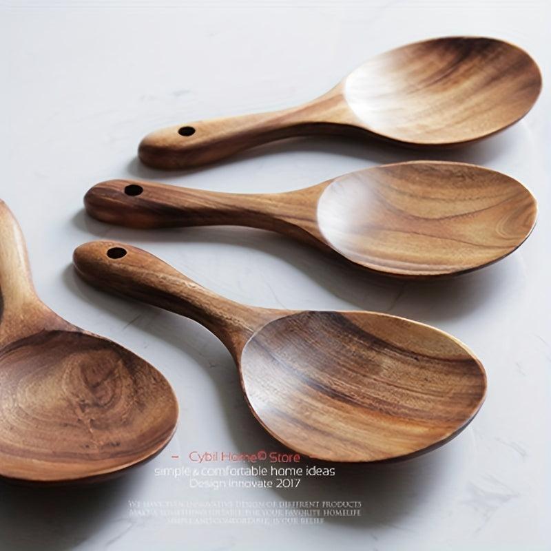 Wooden Rice Paddle Kitchen Utensil Kitchen Gadget Home Kitchen Accessory