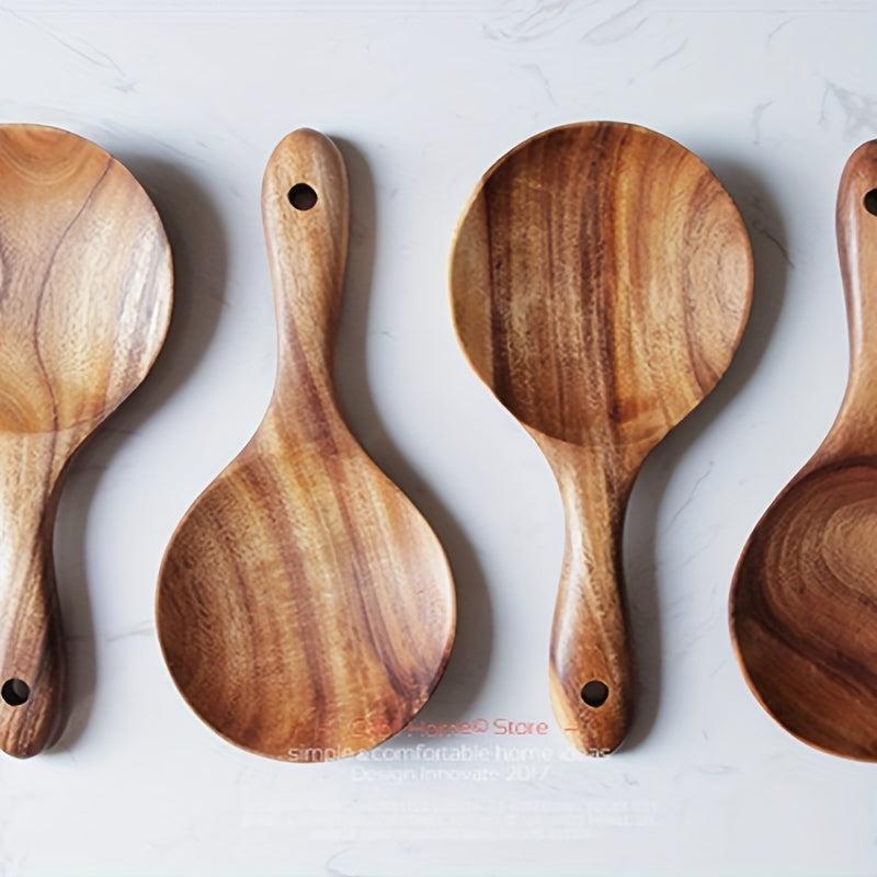 Wooden Rice Paddle Kitchen Utensil Kitchen Gadget Home Kitchen Accessory
