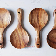 Wooden Rice Paddle Kitchen Utensil Kitchen Gadget Home Kitchen Accessory