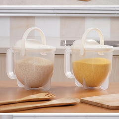Efficient Rice Washer & Strainer, Durable Plastic, Kitchen