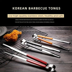 Stainless Steel BBQ Tongs Kitchen Tools