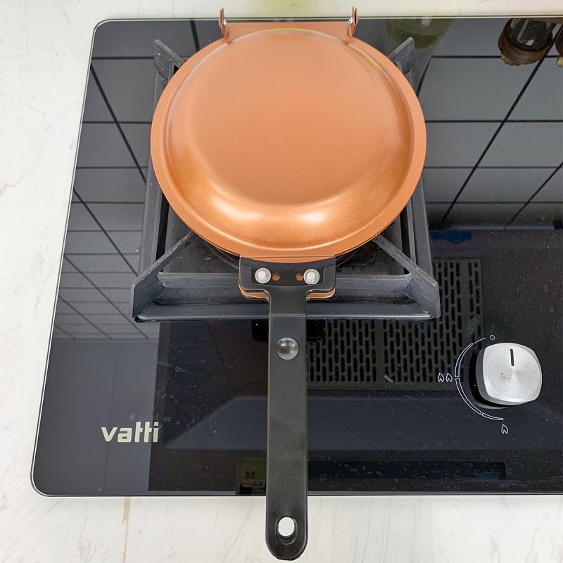 Steel Double Pan Nonstick Perfect Pancake Maker Double Sided Frying Pan