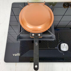 Steel Double Pan Nonstick Perfect Pancake Maker Double Sided Frying Pan