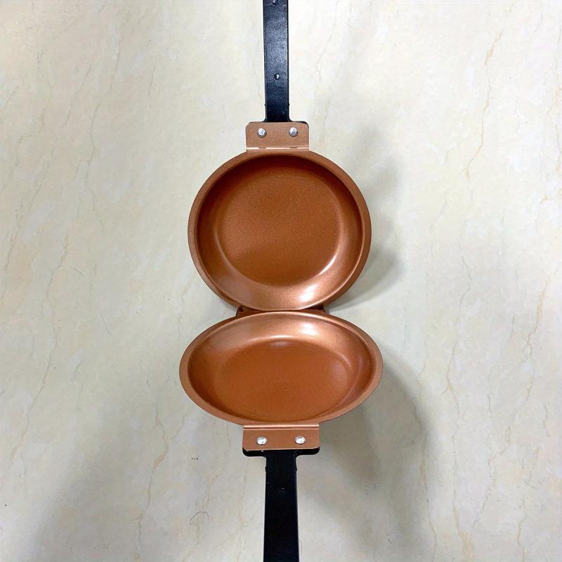 Steel Double Pan Nonstick Perfect Pancake Maker Double Sided Frying Pan