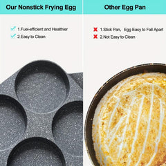 Non Stick Frying Pan Four Cup for Breakfast Gas Stove