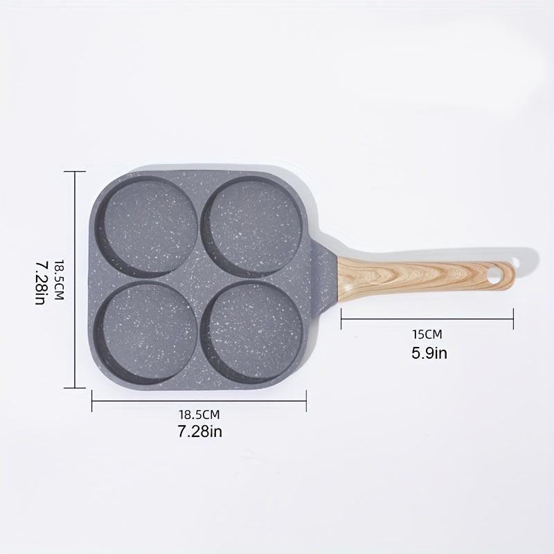 Non Stick Frying Pan Four Cup for Breakfast Gas Stove