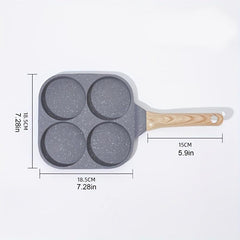 Non Stick Frying Pan Four Cup for Breakfast Gas Stove