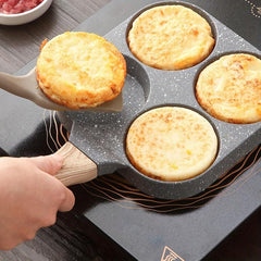 Non Stick Frying Pan Four Cup for Breakfast Gas Stove