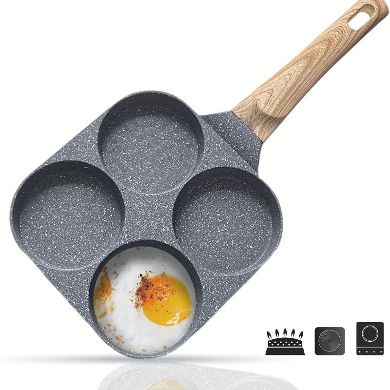 Non Stick Frying Pan Four Cup for Breakfast Gas Stove