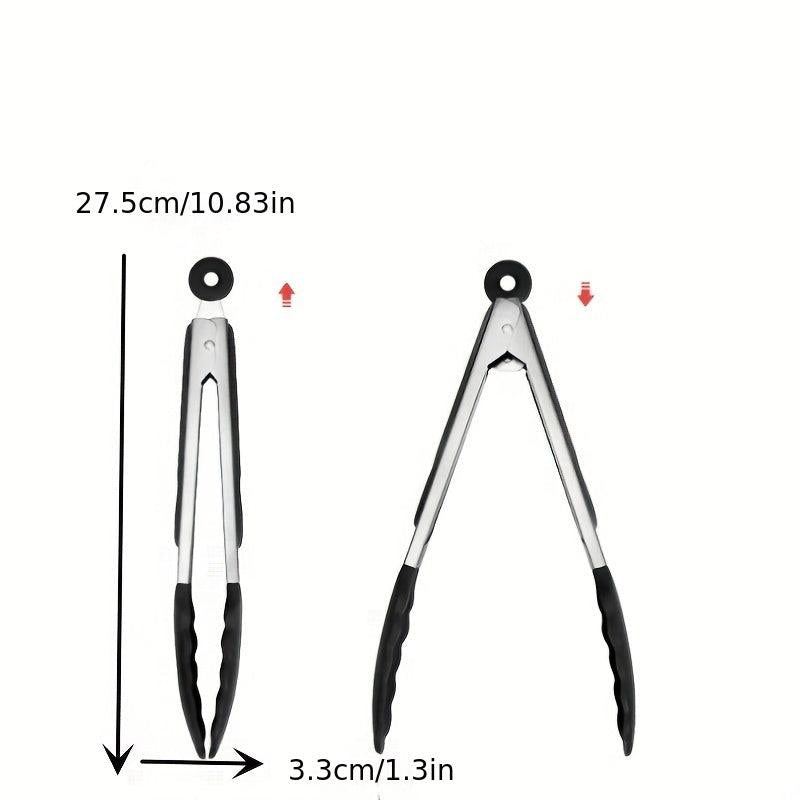 Silicone Food Tong Non Stick Cooking Tong for Barbecue Salad Kitchen