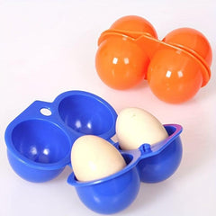 Portable Egg Storage Box 2 Egg Case Shock Proof Egg Carrier Tray Kitchen Gadgets