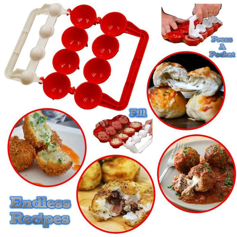 Meatball Molds Making Fishballs Christmas Kitchen Self Stuffing Food Cooking