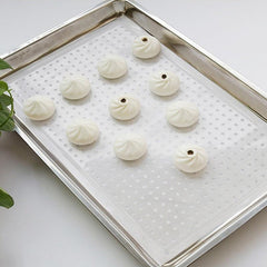 2 Pcs Non-stick Cooker Steamer Mesh Pad Kitchenware
